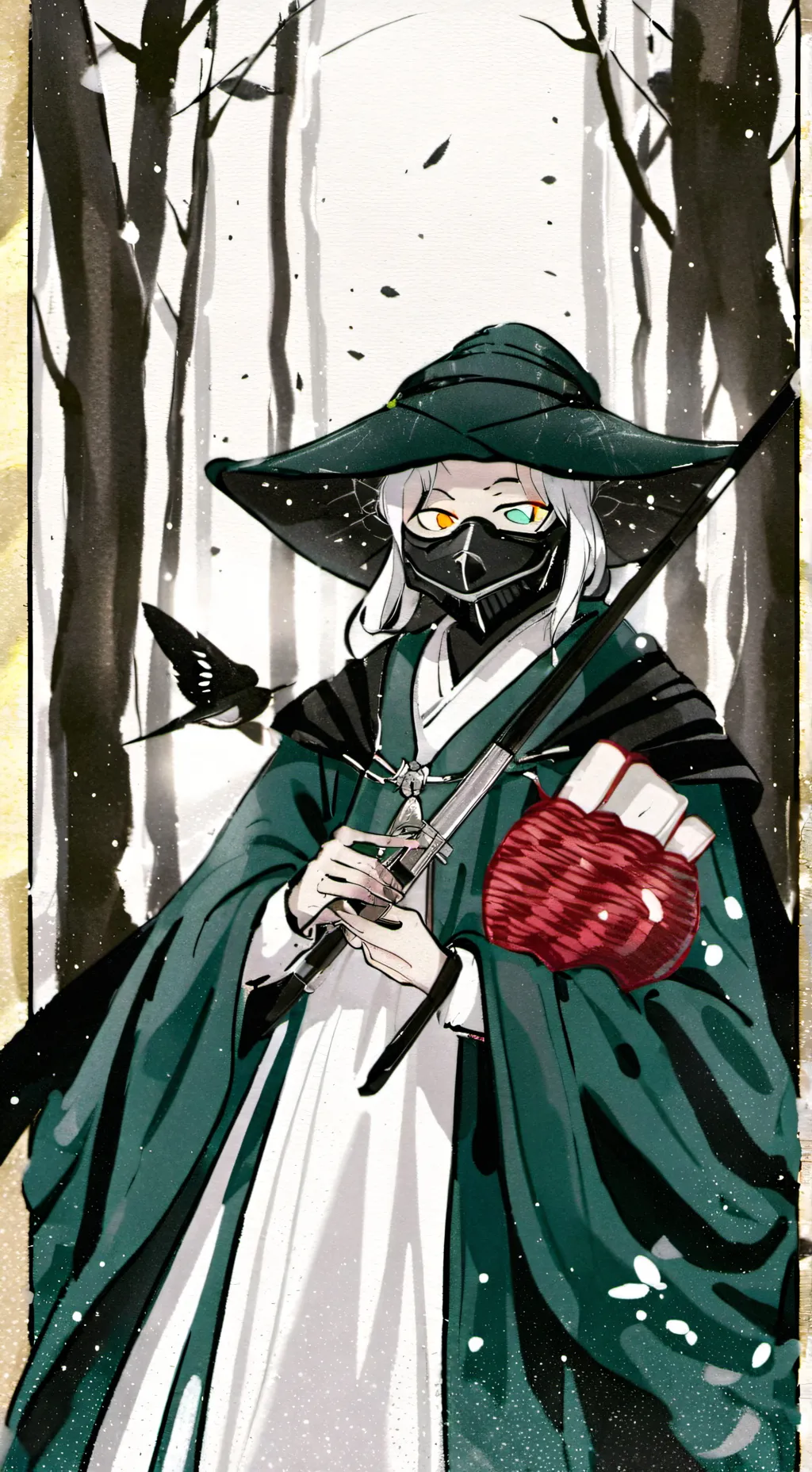 ai character: Fruitcake background