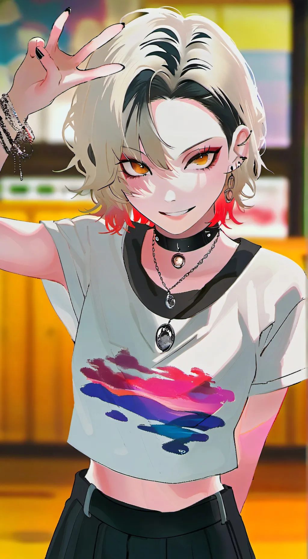 ai character: Luna background