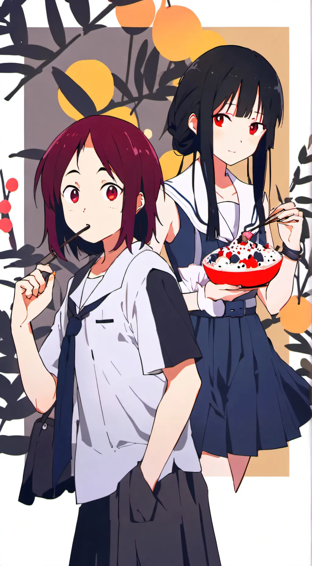 ai character: Ai scream background