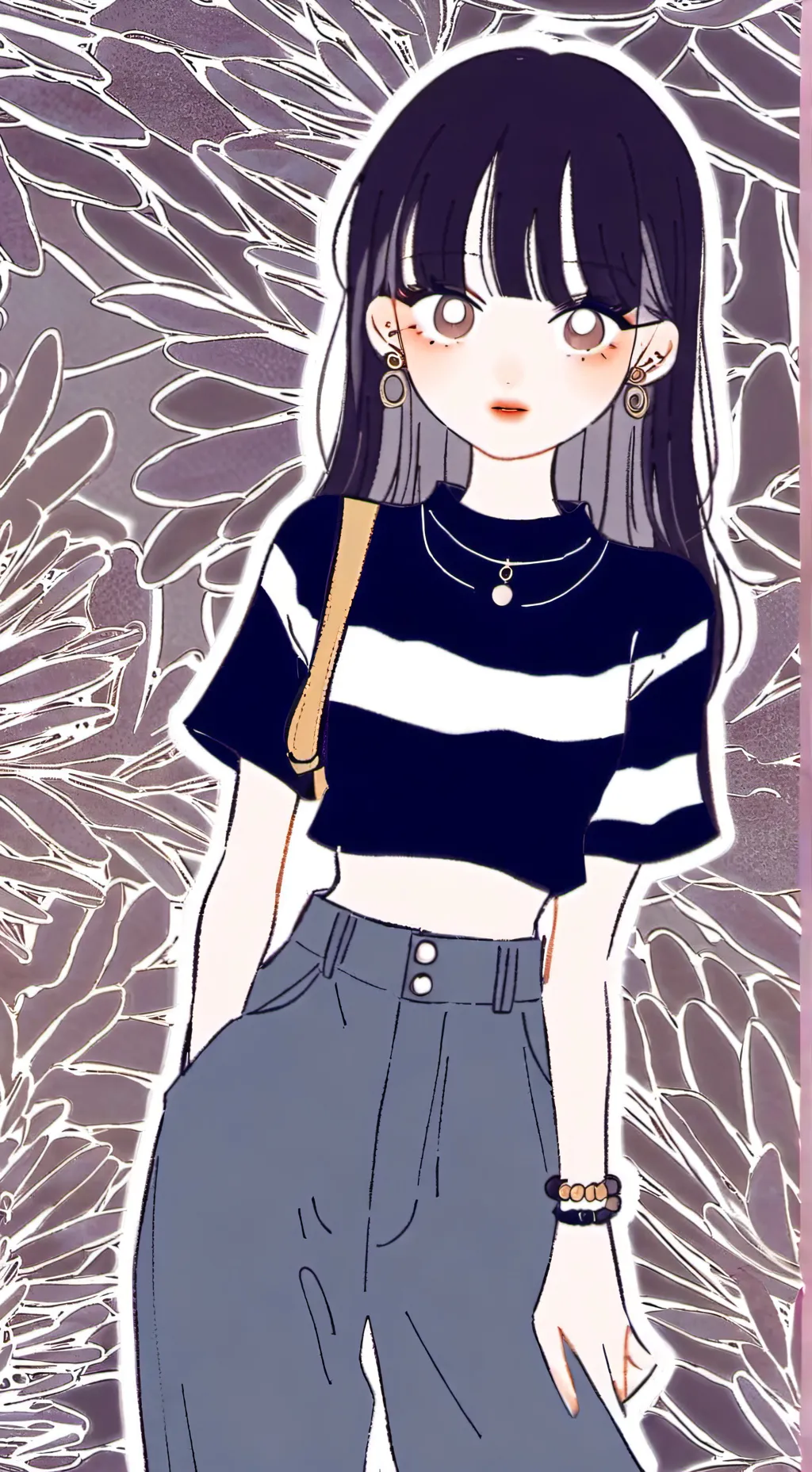 ai character: School life gang! background