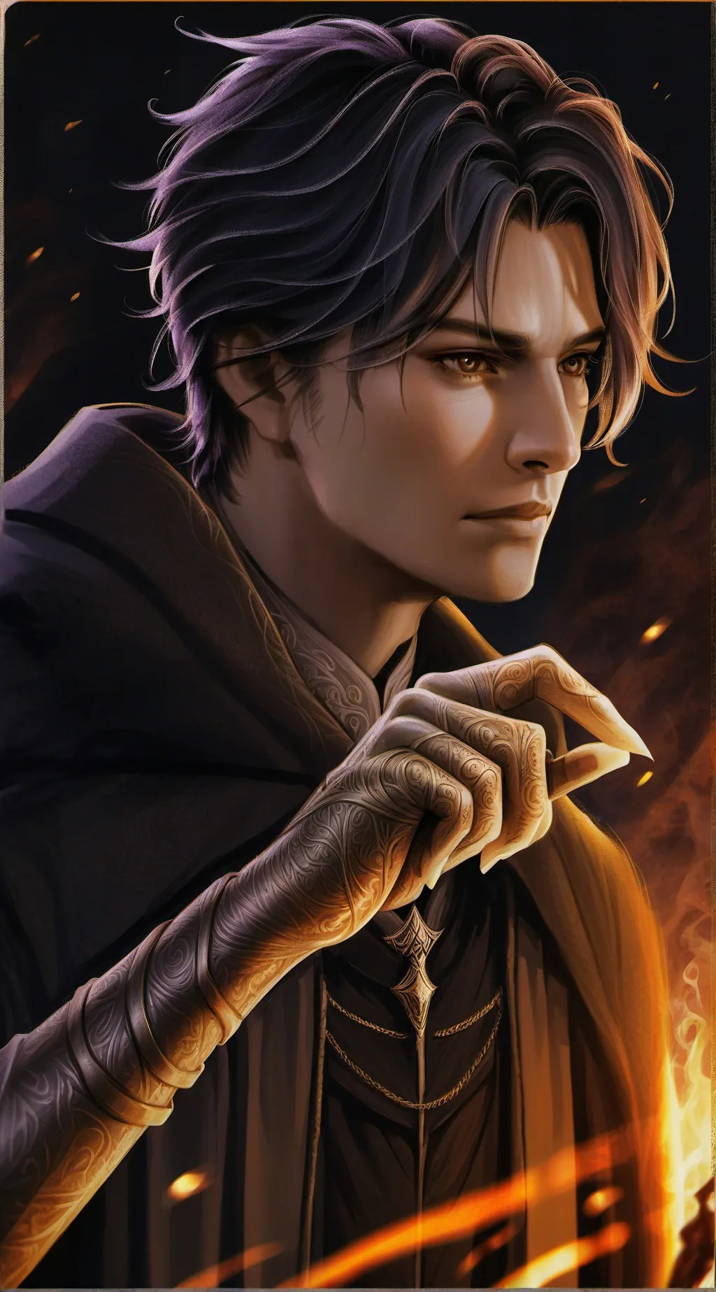 ai character: Lucas  background