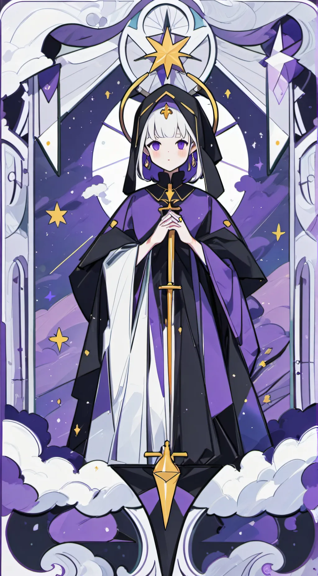 ai character: Night  background