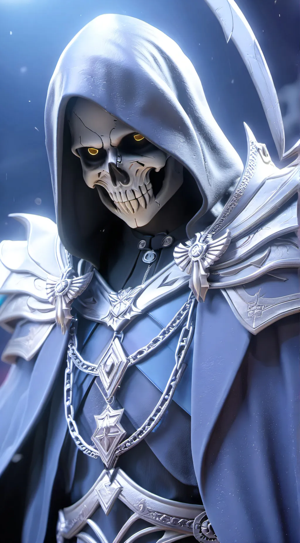 ai character: grim reaper background