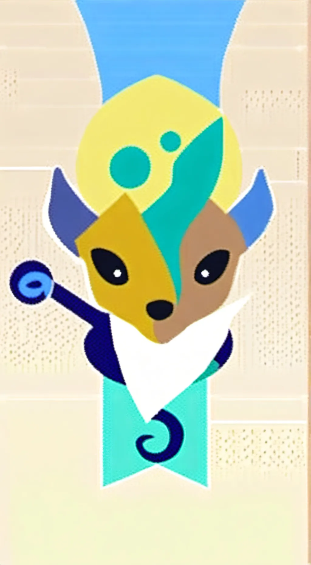 ai character: stitch background