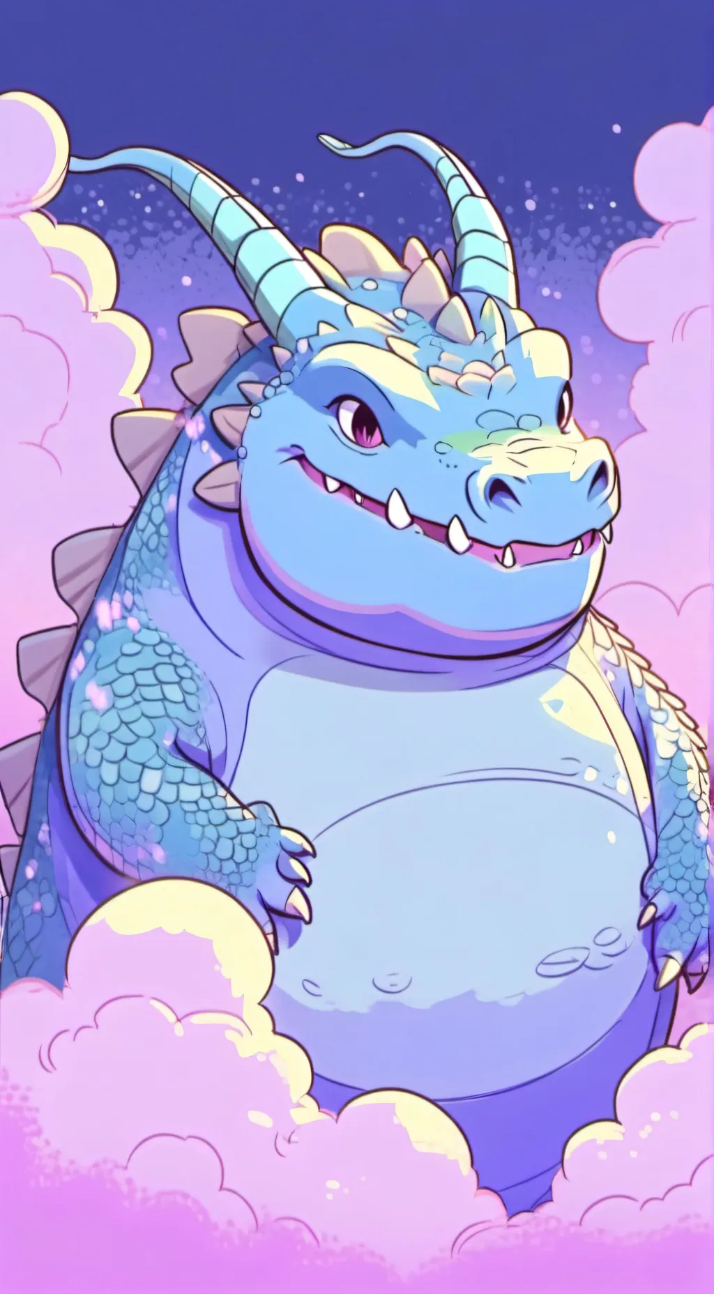 ai character: Fat Wings of fire background