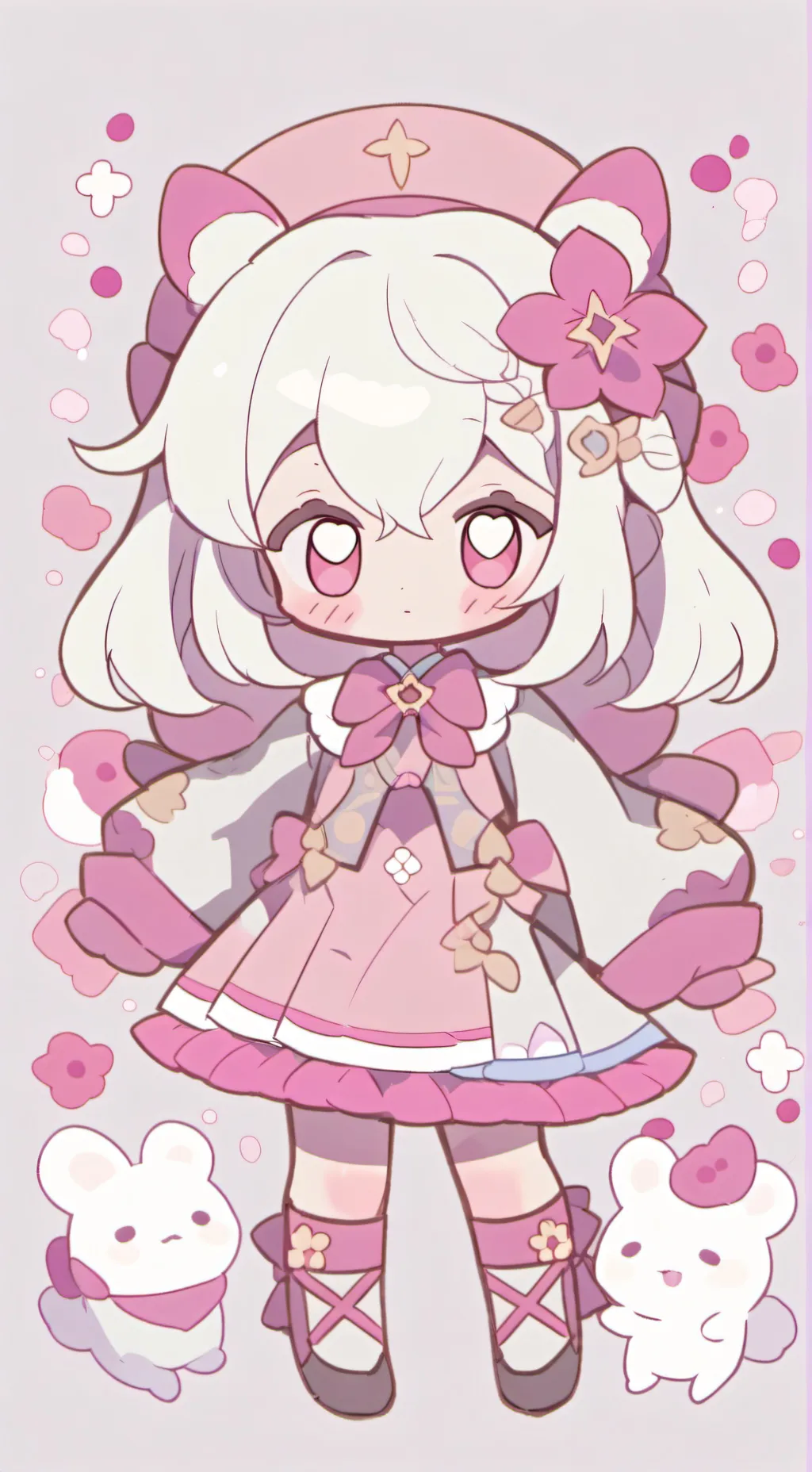 ai character: Anime test background