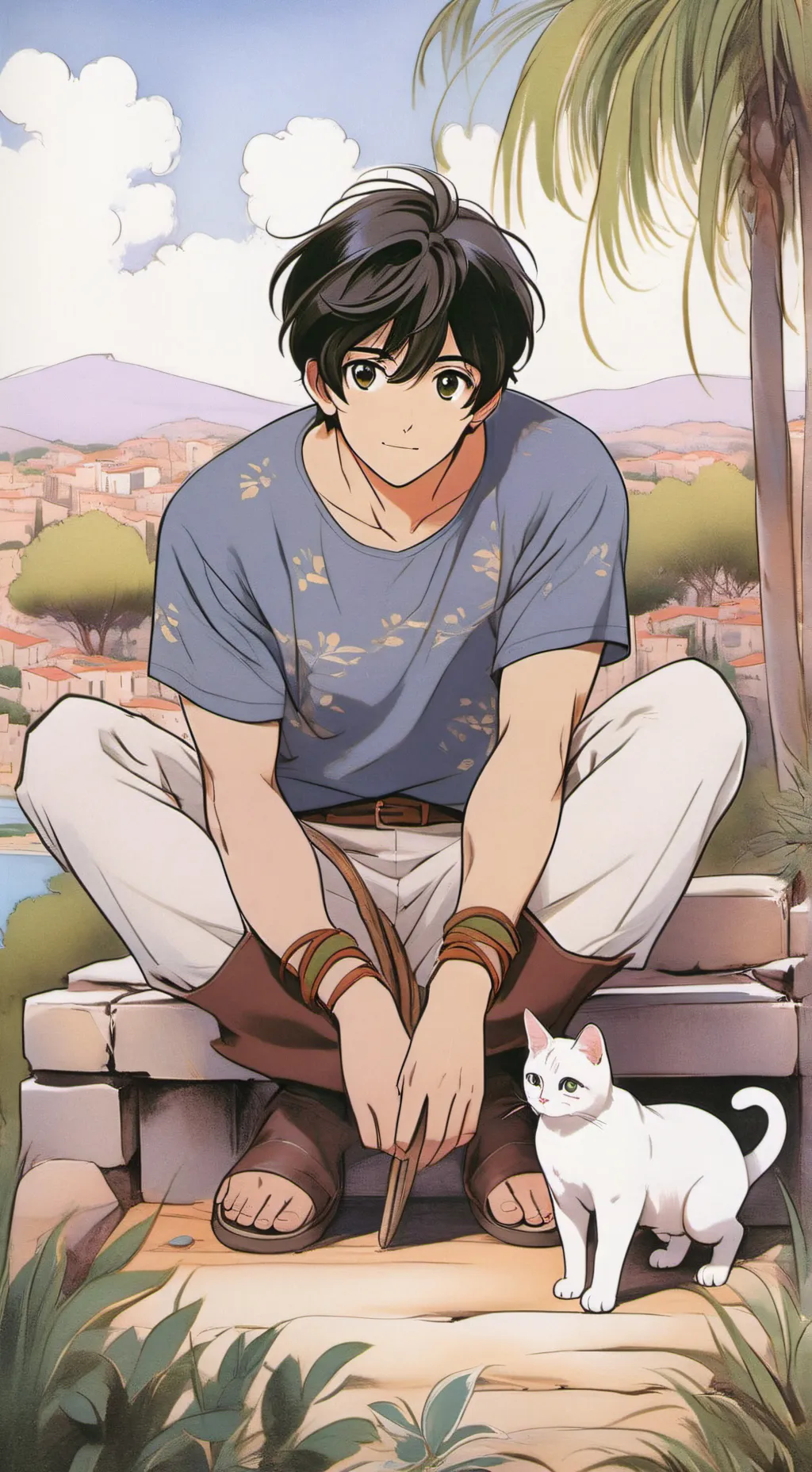 ai character: Lucas el pendejoxd background