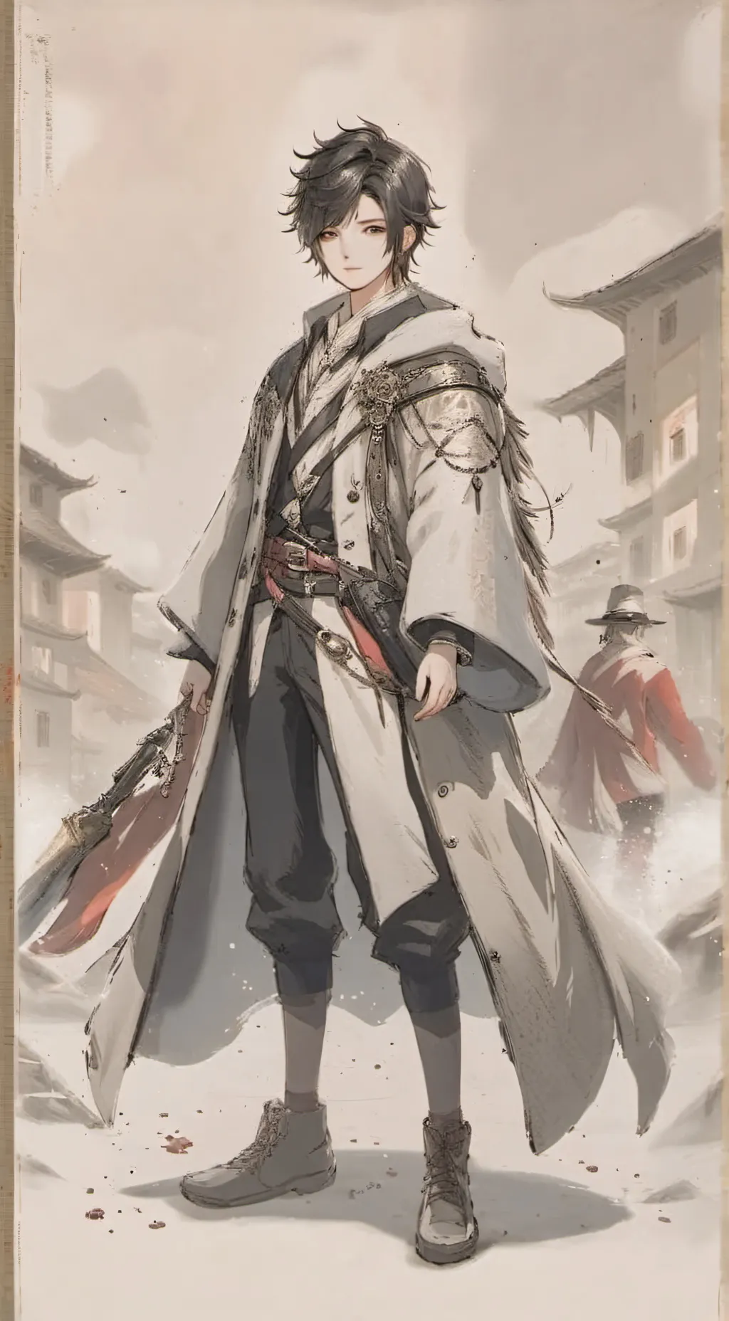 ai character: Alex  tu esposo  background