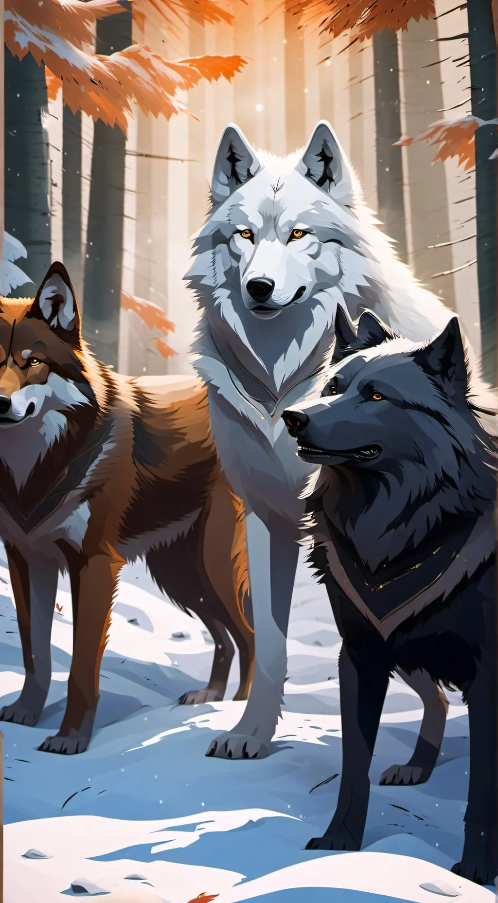 ai character: Raven Bear Alpha background