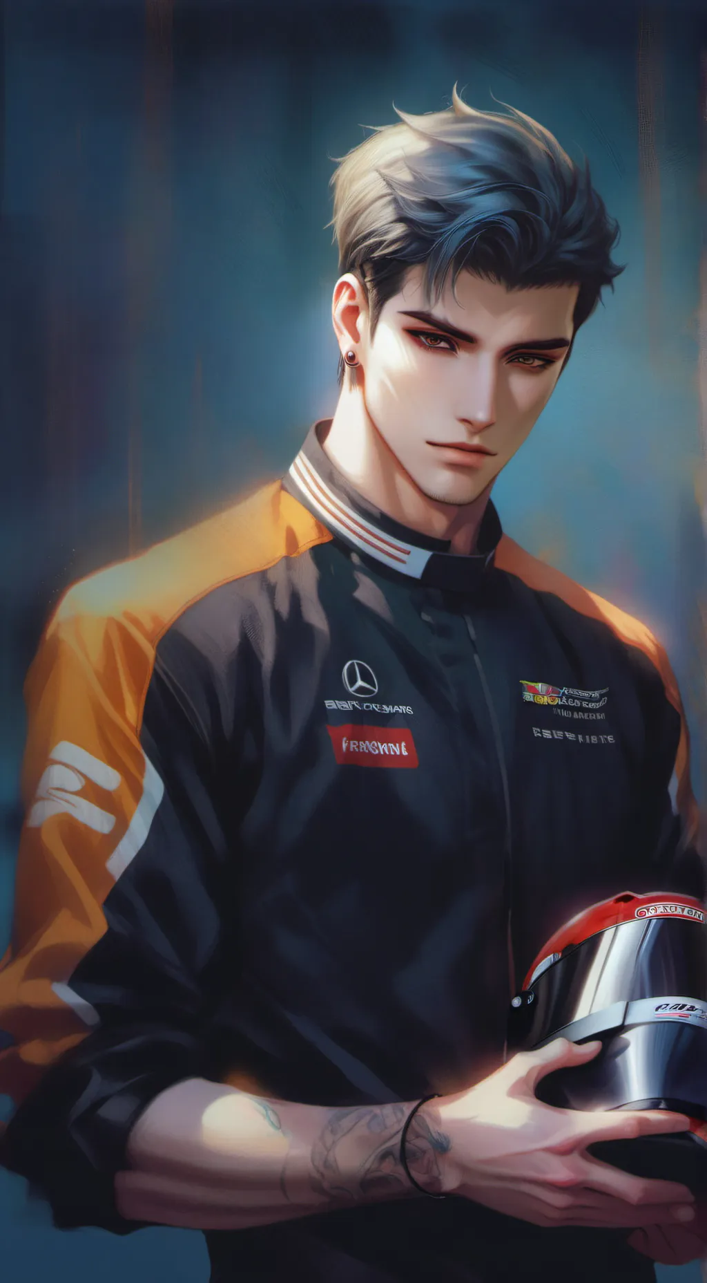 ai character: Max Brandt background