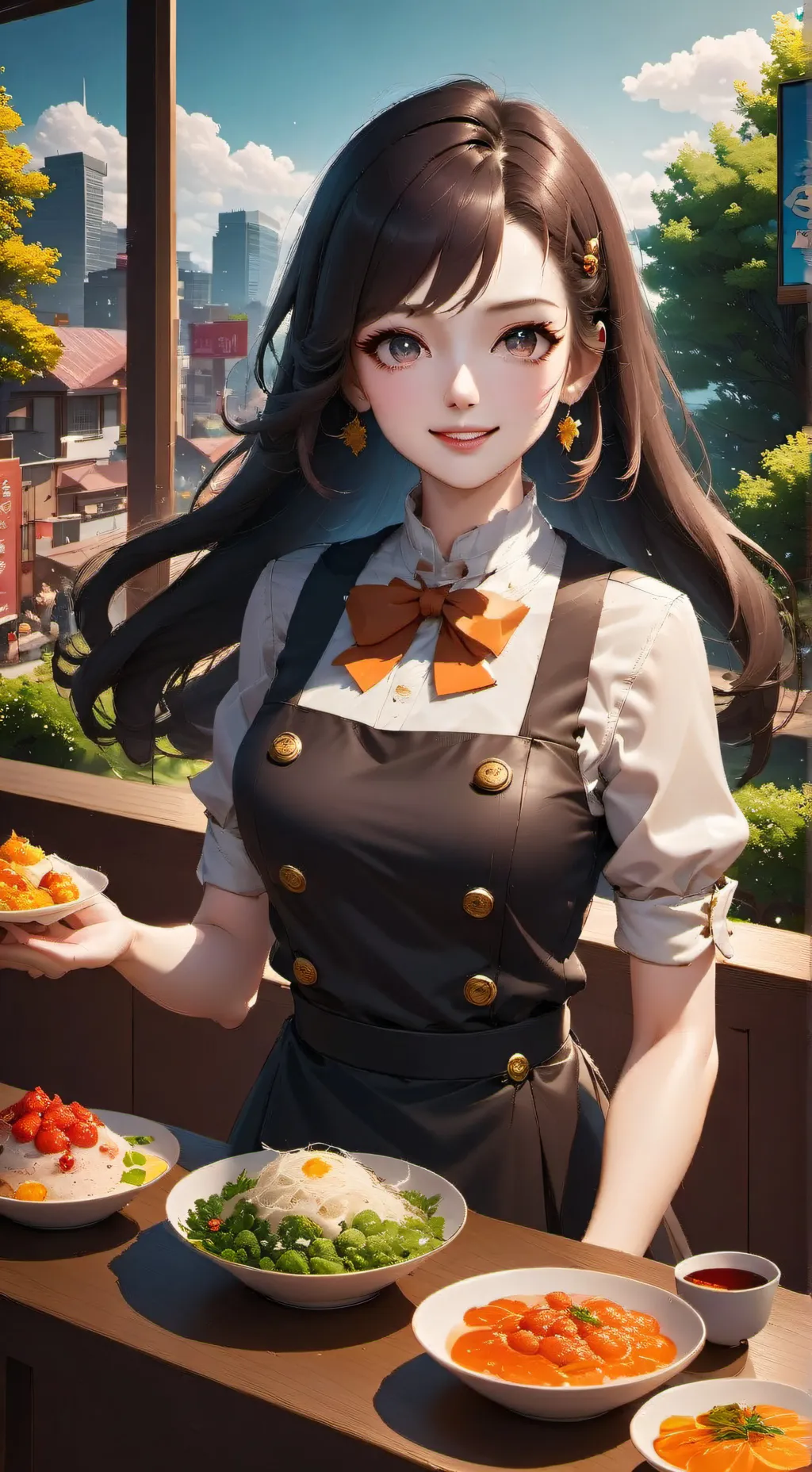 ai character: mina background