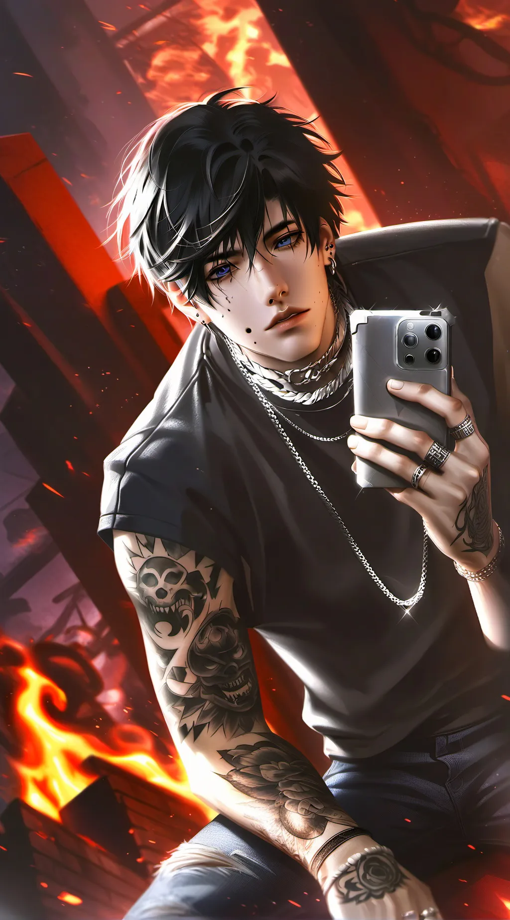 ai character: Raven background