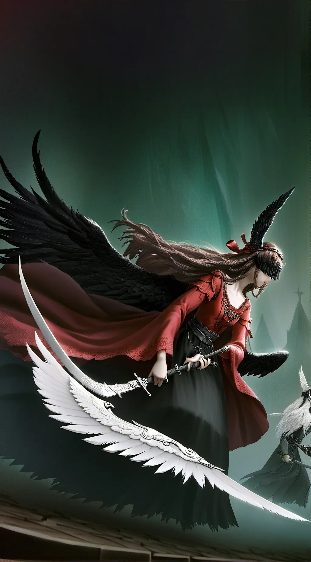 ai character: The red night owl background