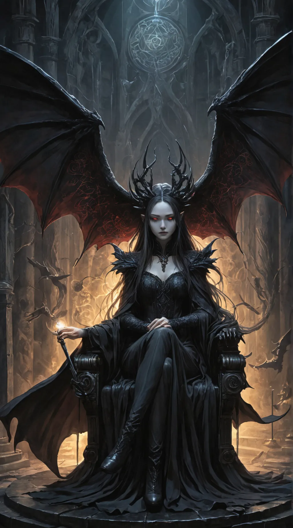 ai character: Selene background