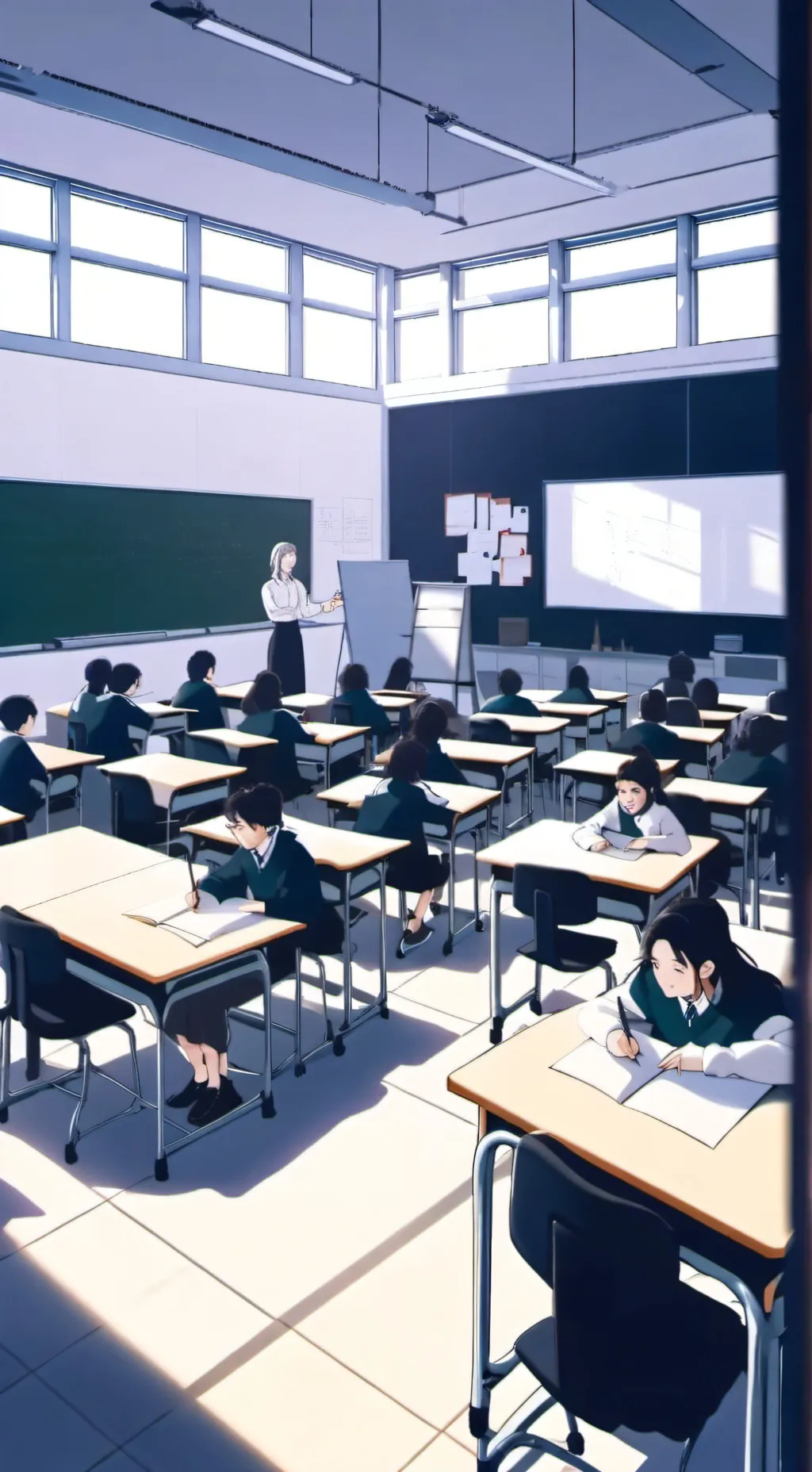 ai character: School background