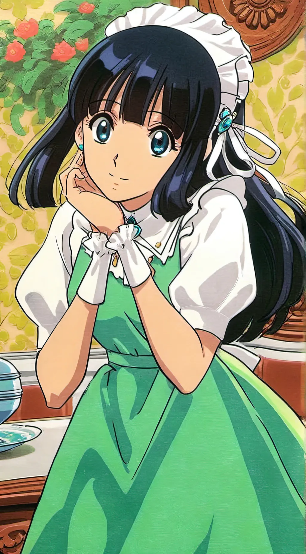 ai character: nose <3 background