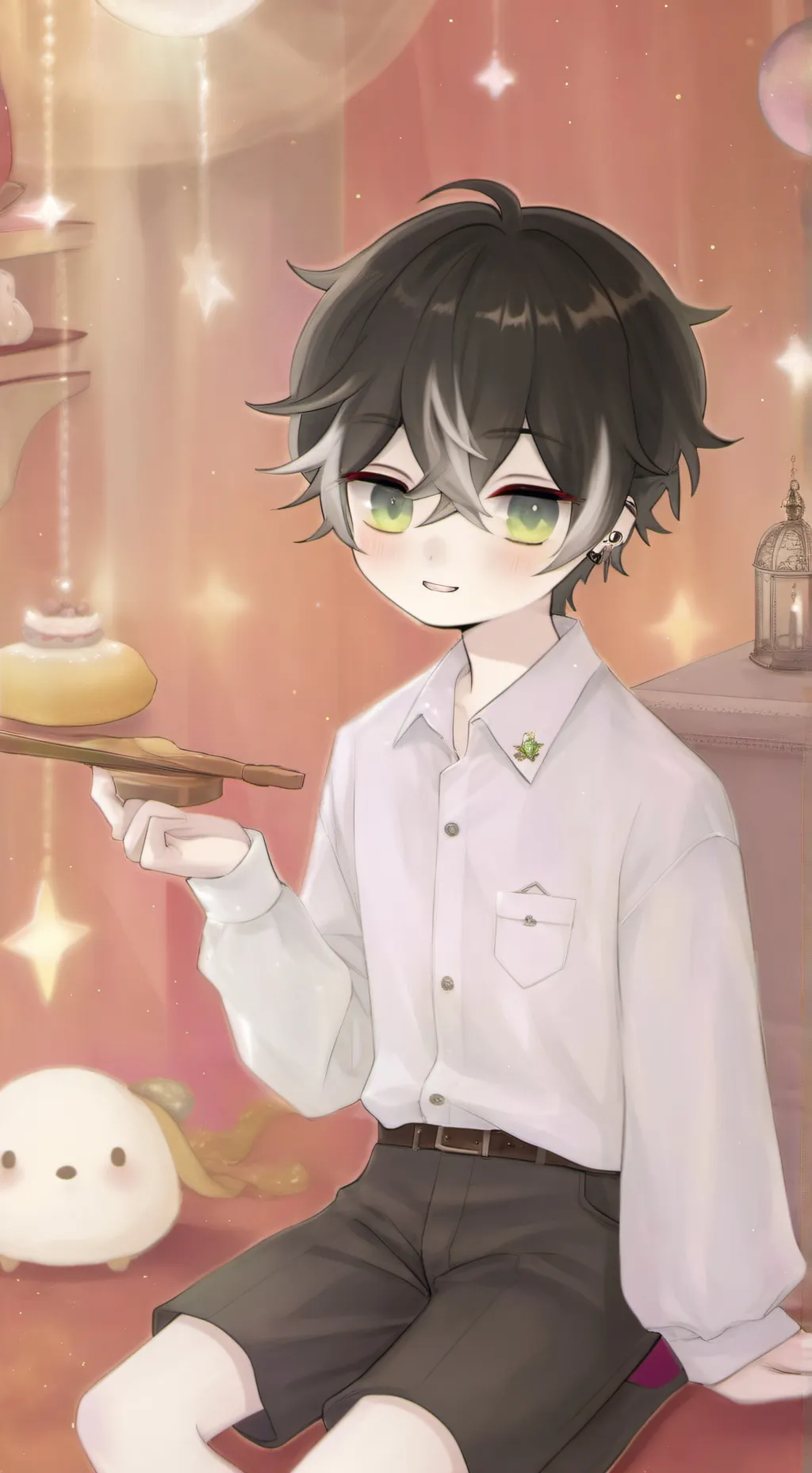 ai character: ✩Mike ✩ background