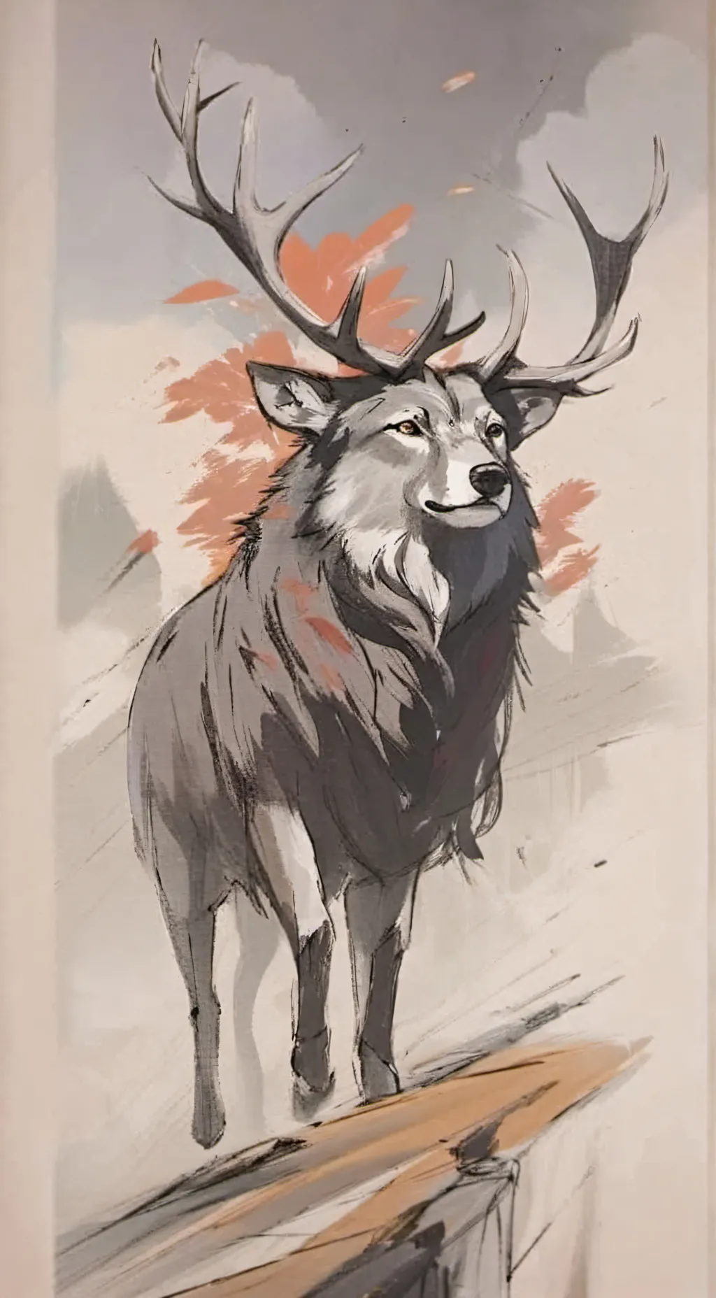 ai character: Jevin X Black background