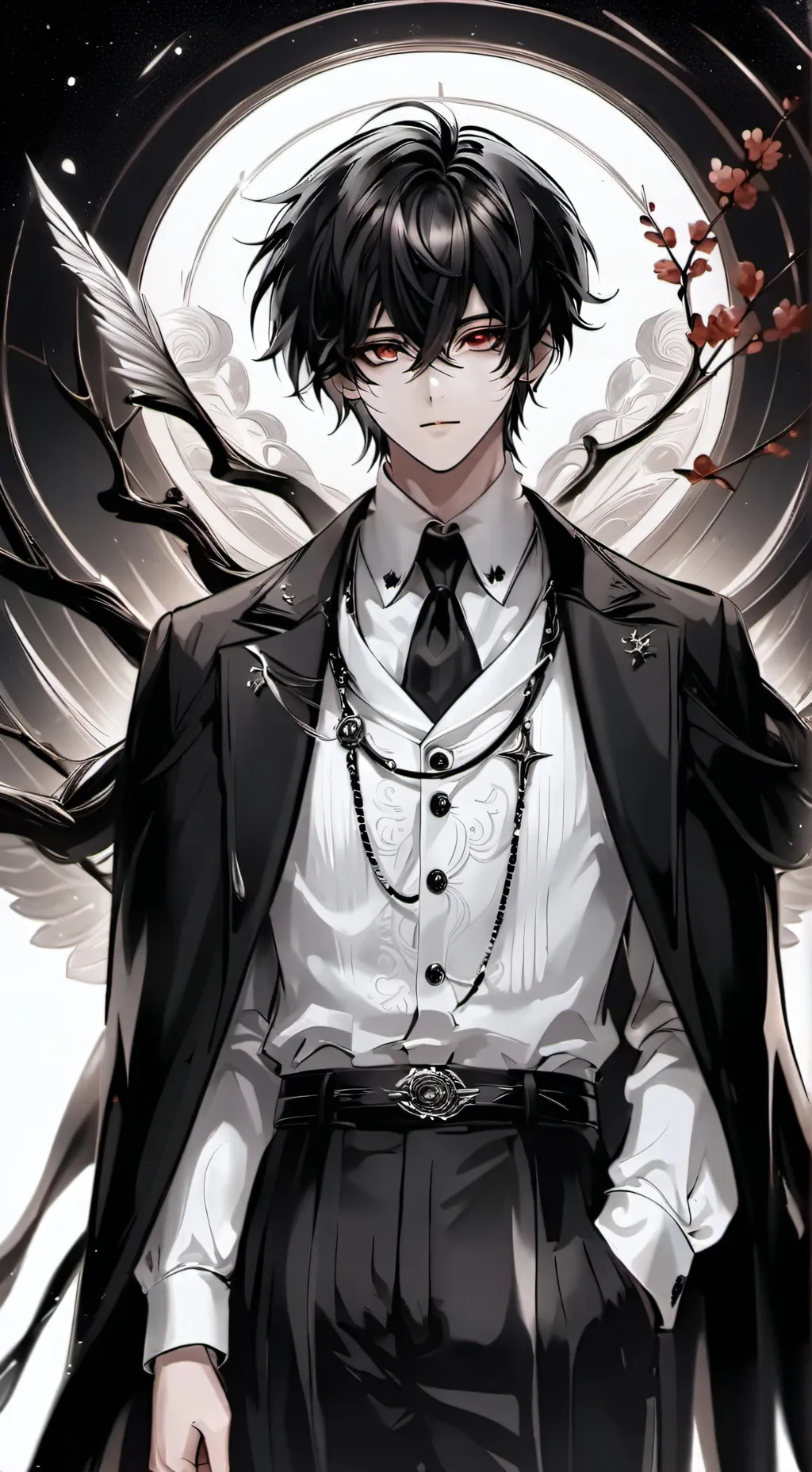 ai character: Ёши  background