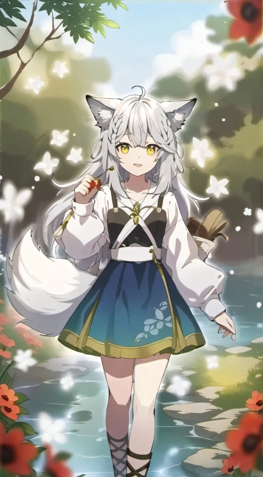 ai character: luna background