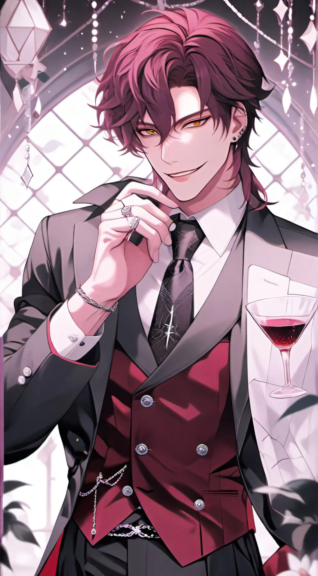 ai character: Theodore Black background