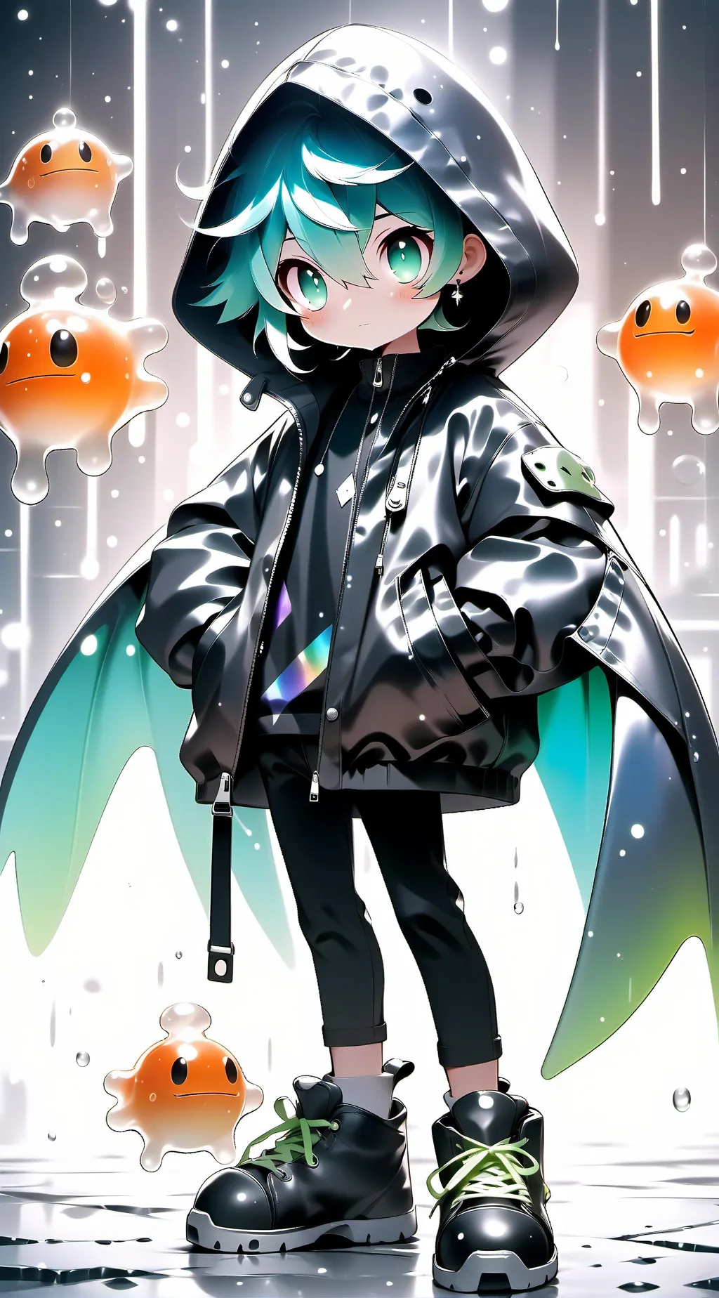 ai character: Locoroco  background