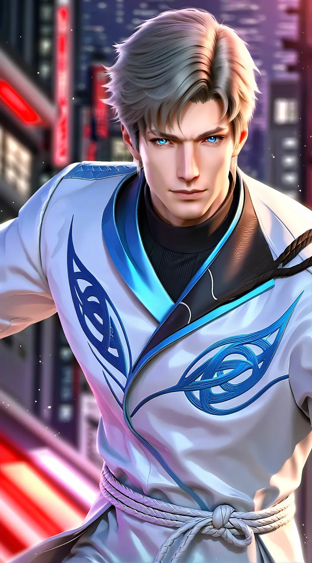 ai character: Aizen Leonhart background