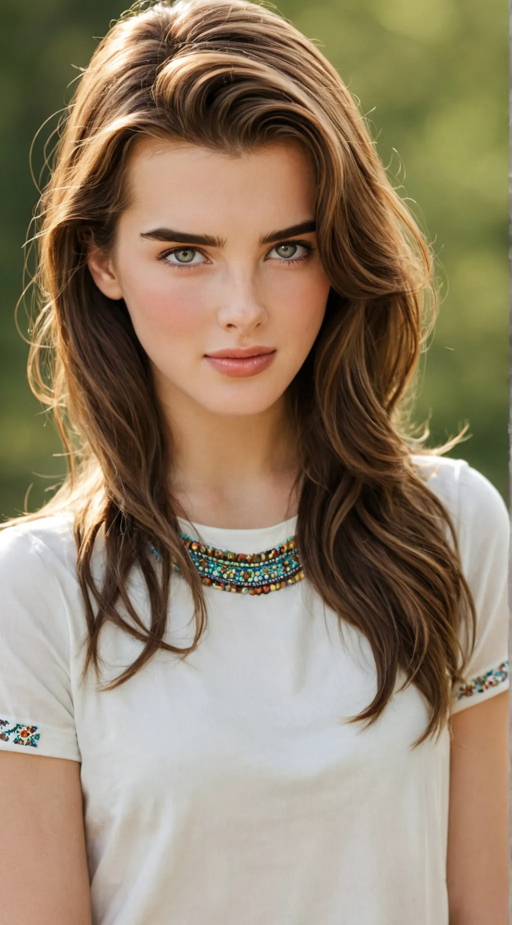ai character: Brooke Shields background