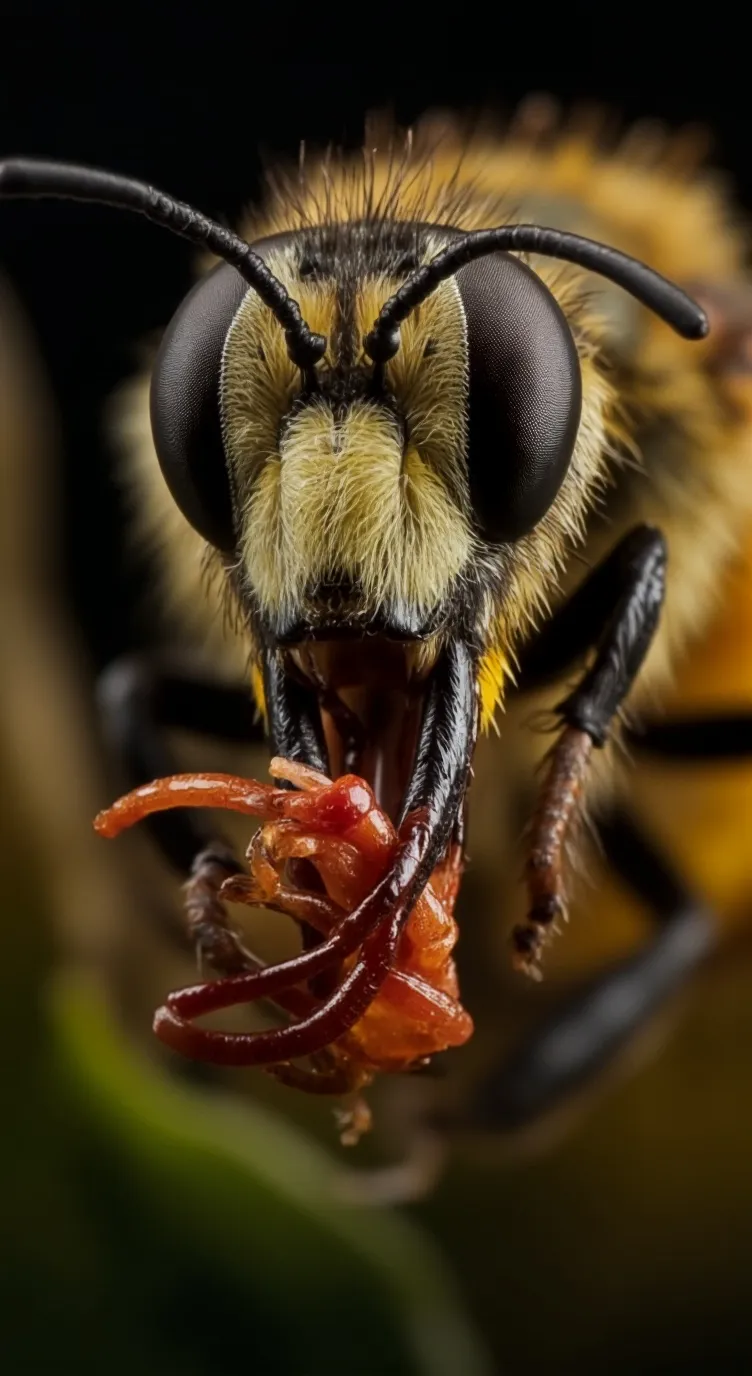 ai character: venous fly trap background