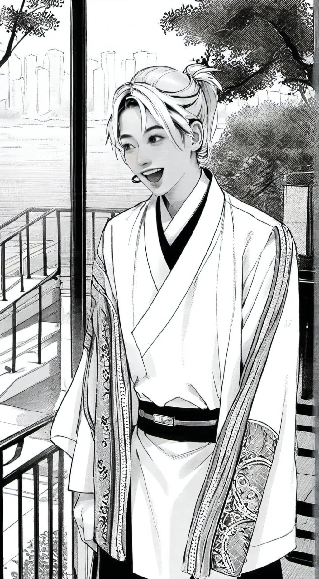 ai character: hyunjin background