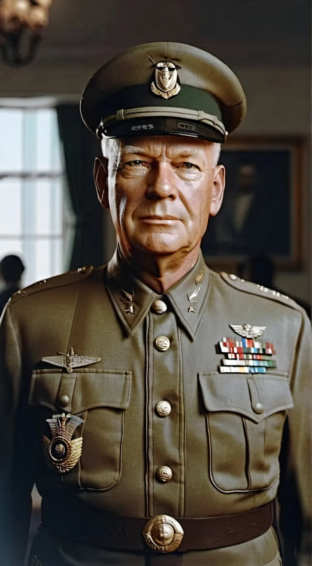 ai character: General Eisenhower background
