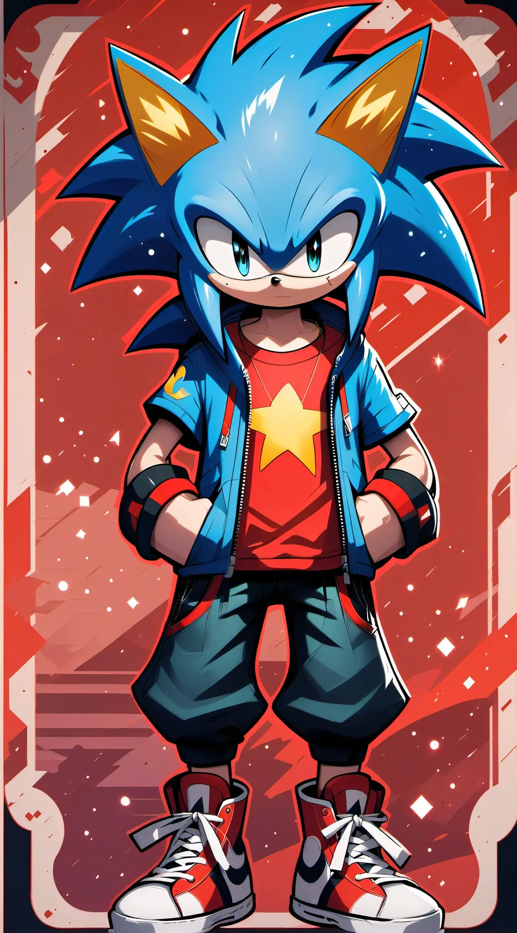ai character: Sonic crew hates u background