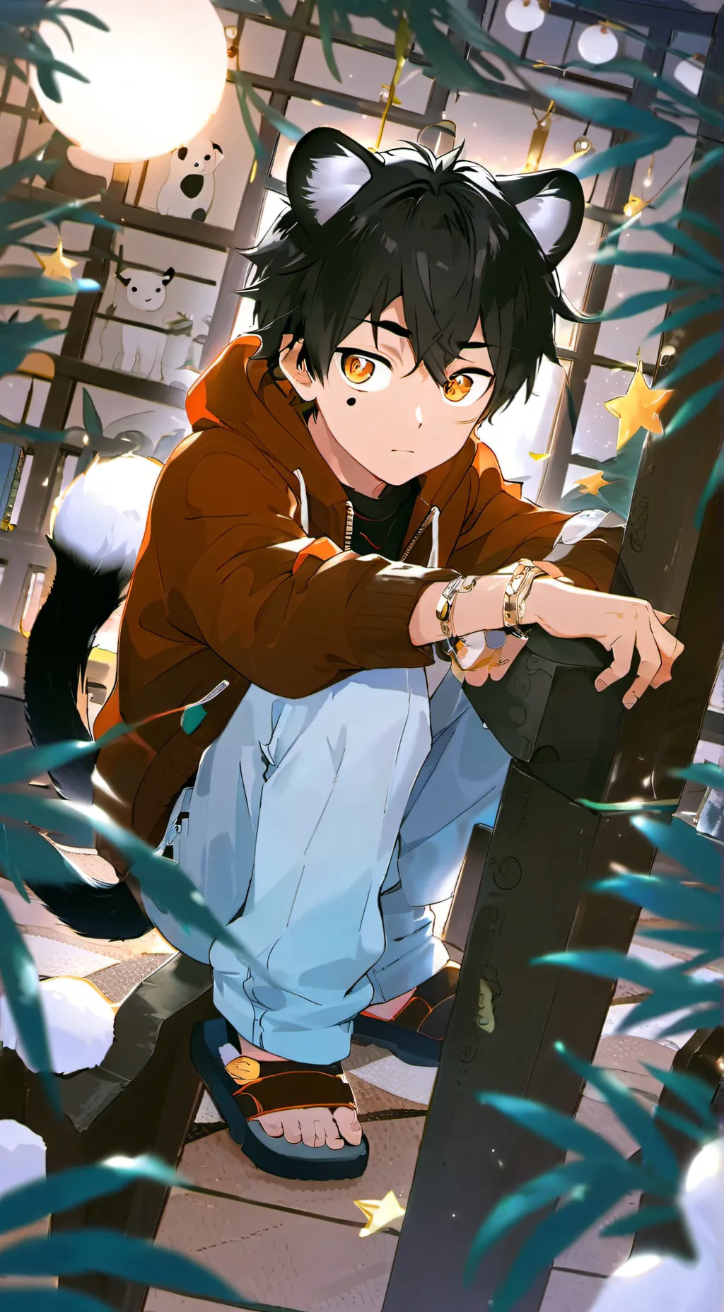 ai character: Leopard Spirit Cub background