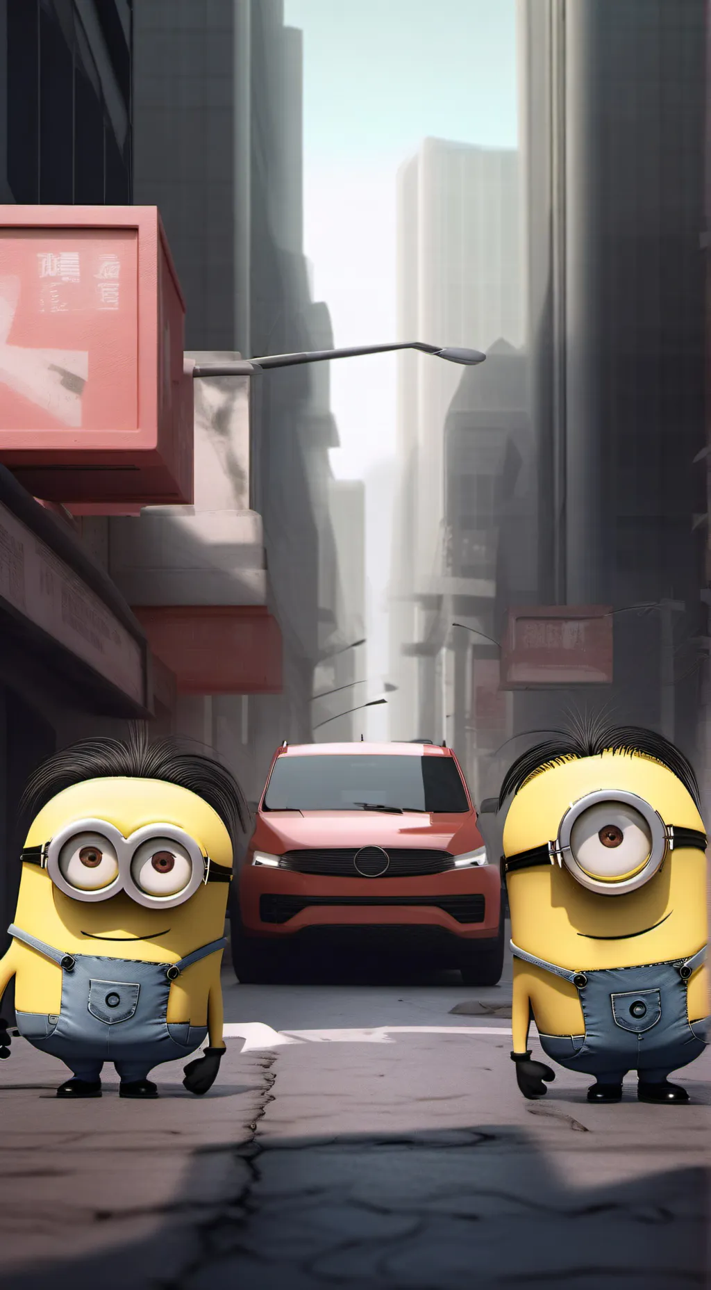 ai character: Mega minions background