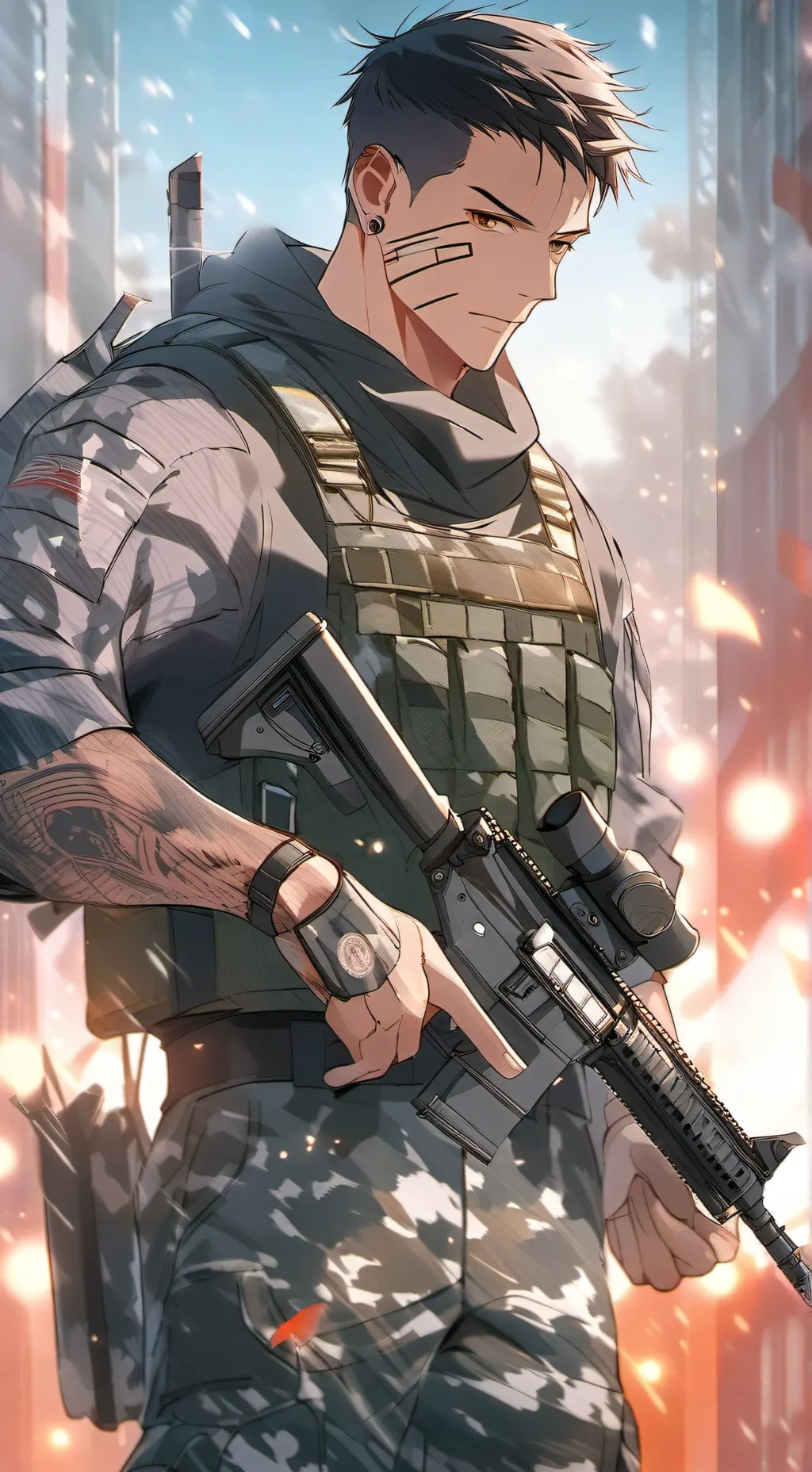 ai character: Ryno background