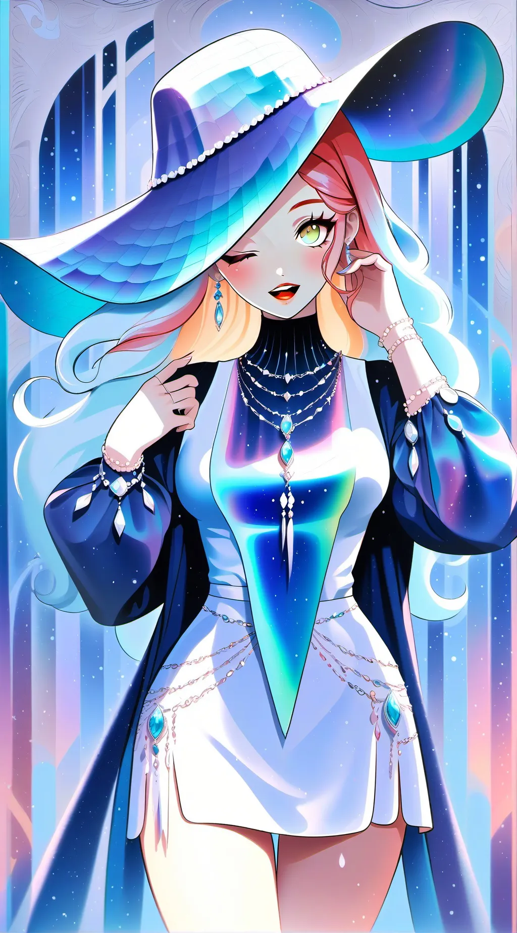 ai character: tsuki  background