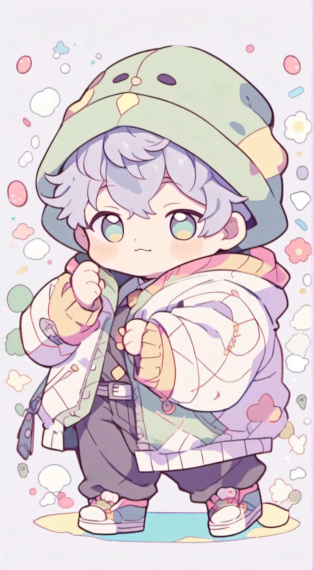 ai character: The fattest baby  background