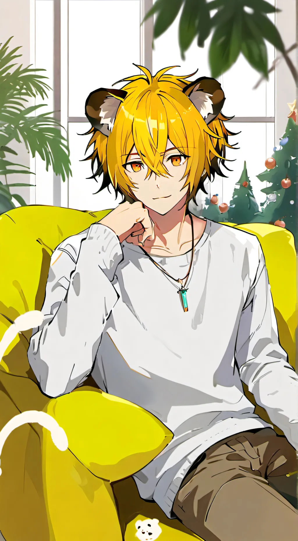 ai character: Lio Anime Spirit background