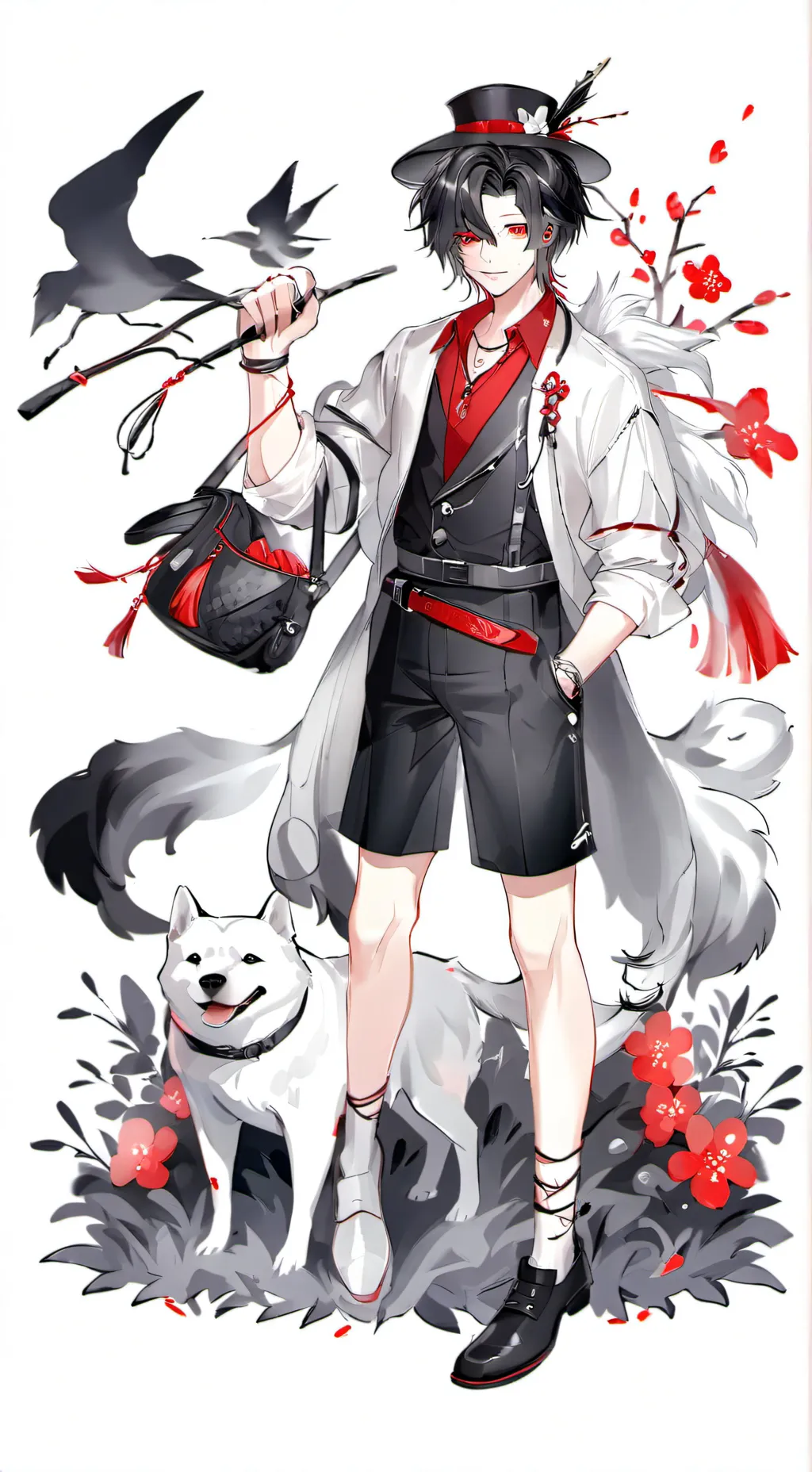 ai character: DANDYS WORLD  background