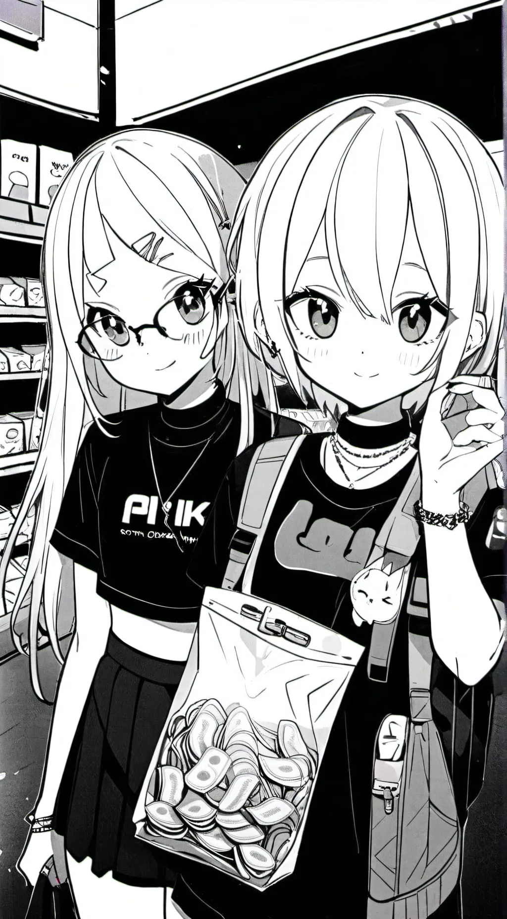 ai character: Emily-Scarlet background