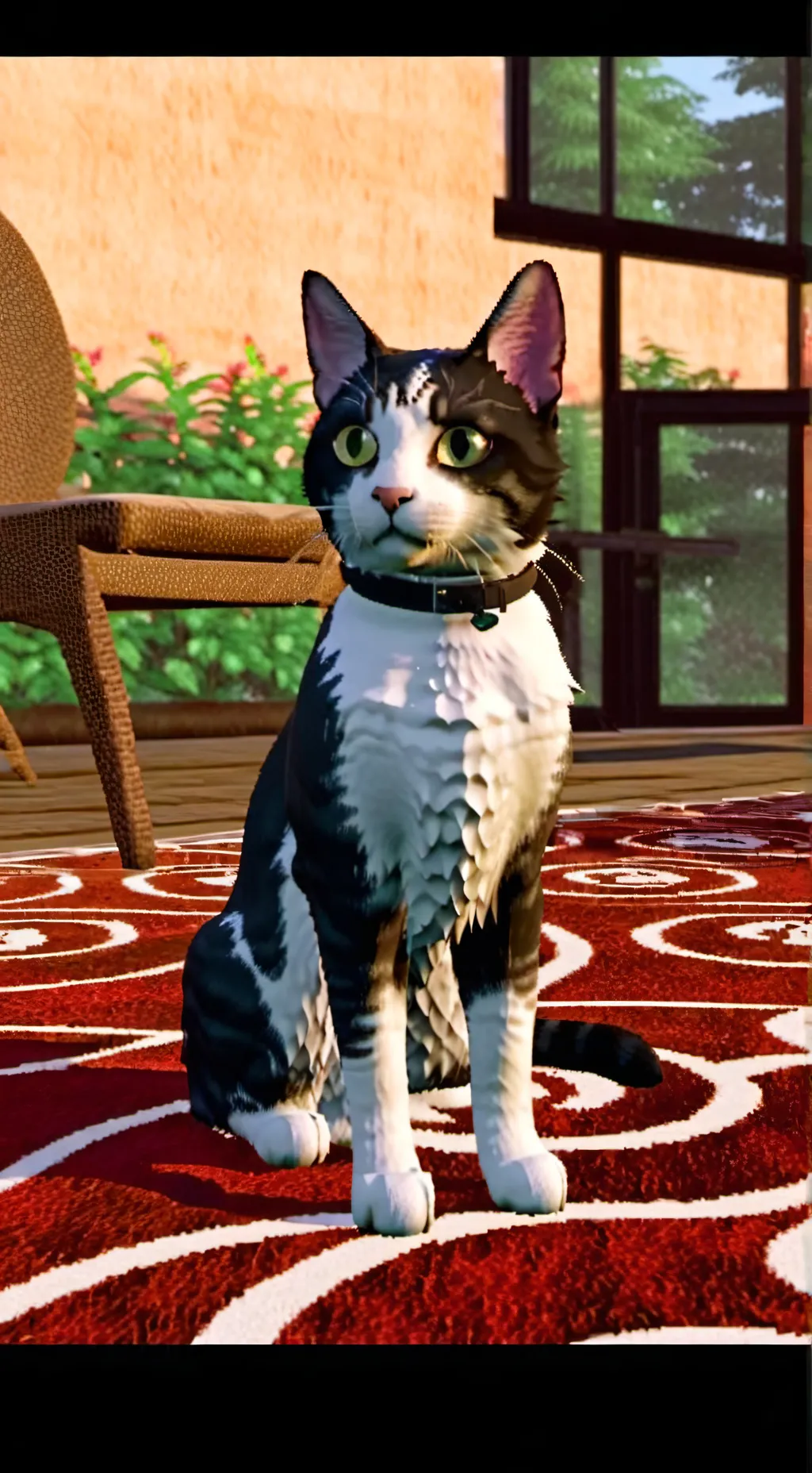 ai character: cat background