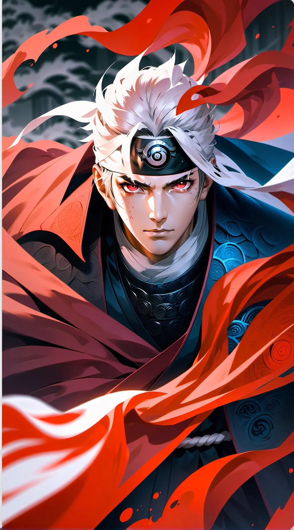 ai character: Madara Uchiha background