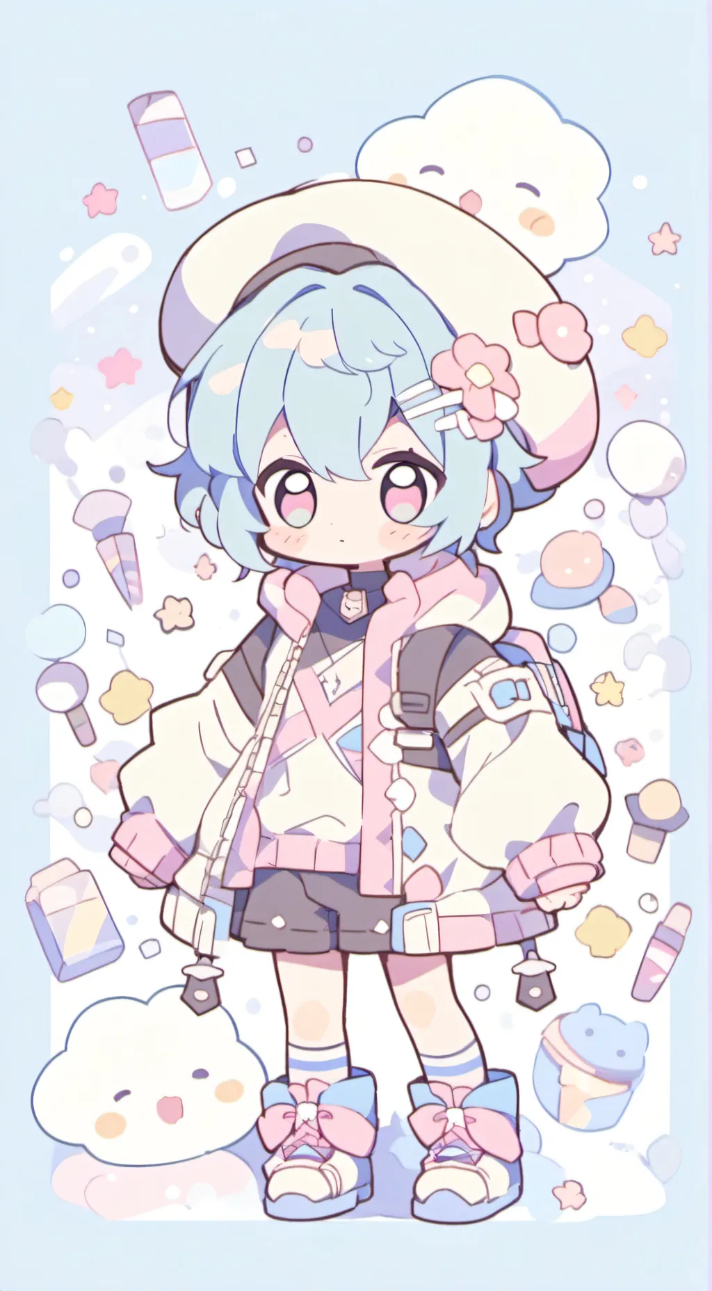 ai character: sprout...? idk? background