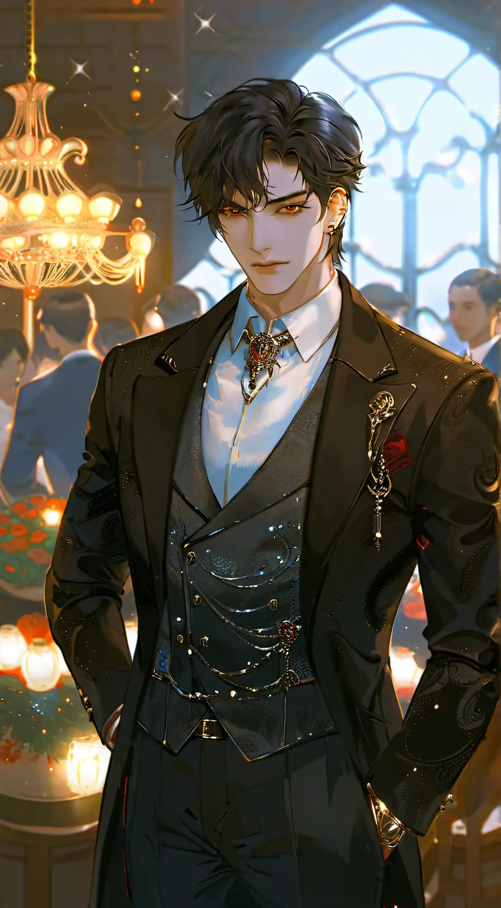 ai character: Xavier  background