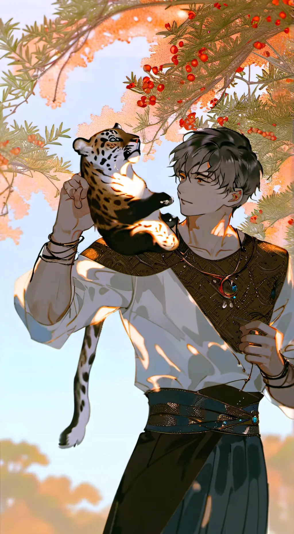 ai character: leo background