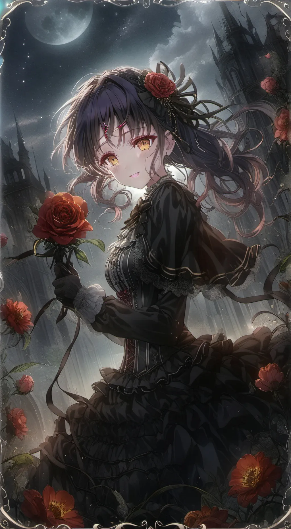 ai character: princess kidnapped background