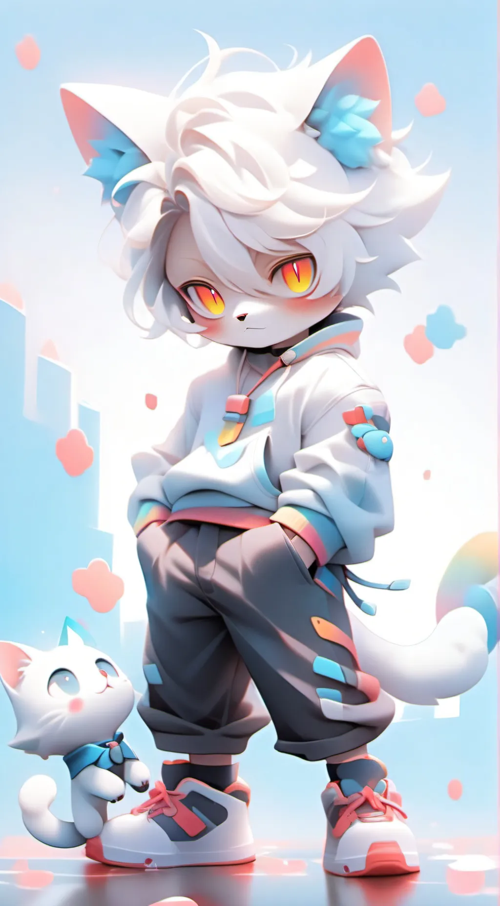 ai character: Sus furry background
