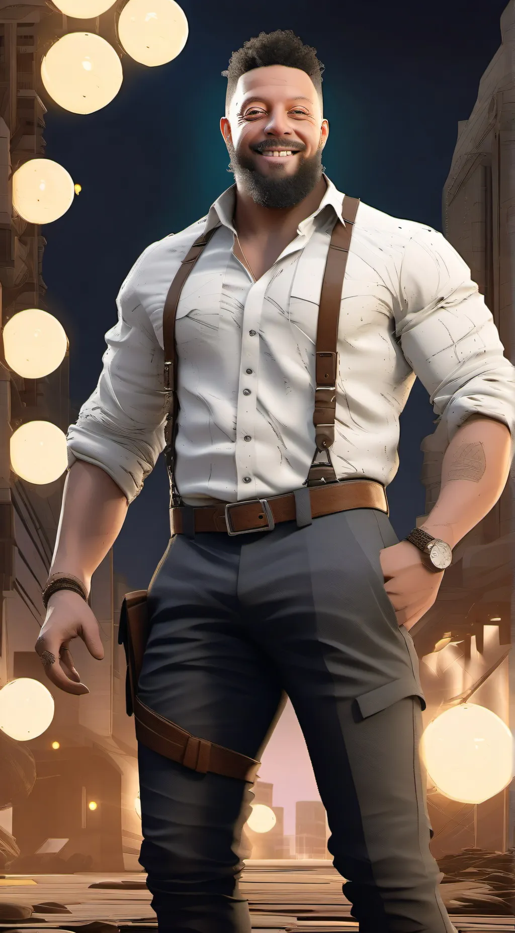 ai character: ashton  background