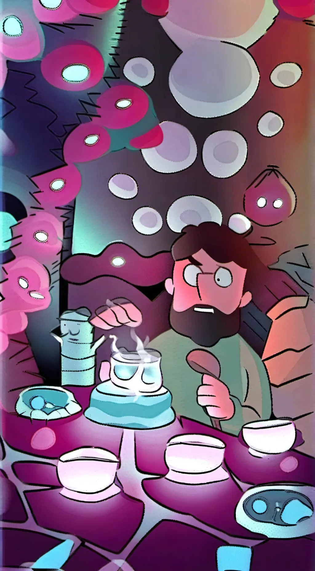 ai character: mason Dipper pines background