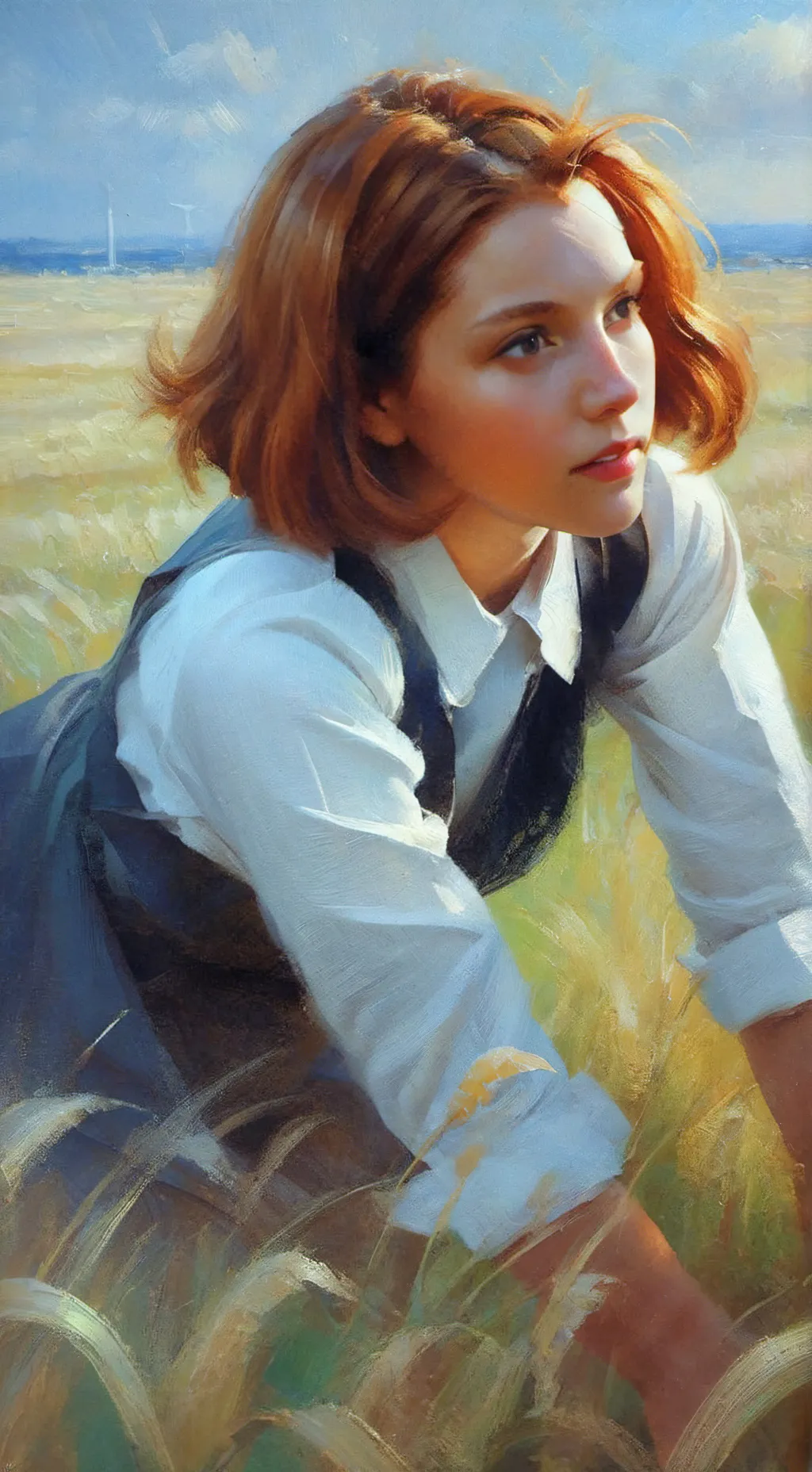 ai character: Kendall Hall background